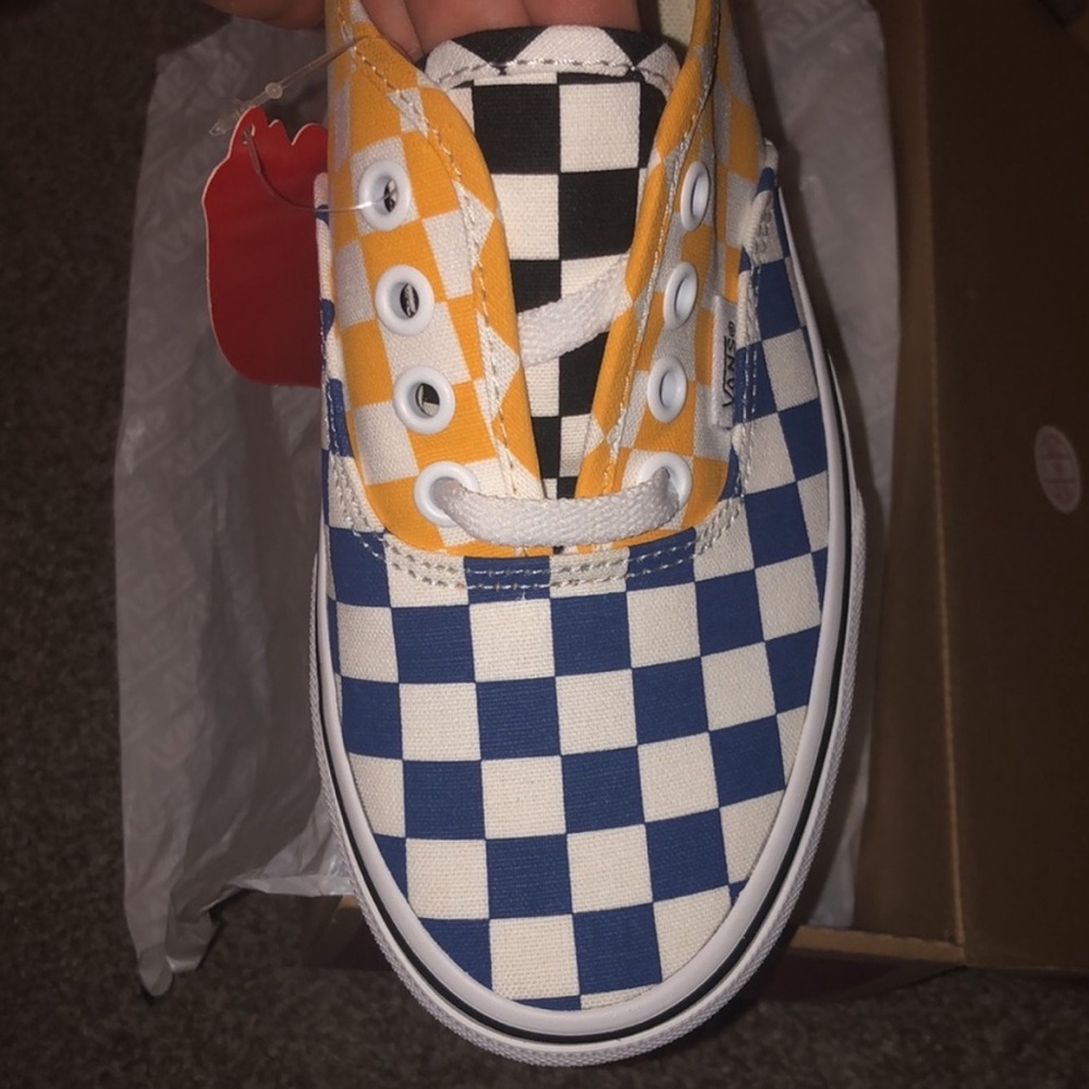 🌴 {RARE} Vans Sidewall Checkerboard Sneakers - Picture 7 of 8